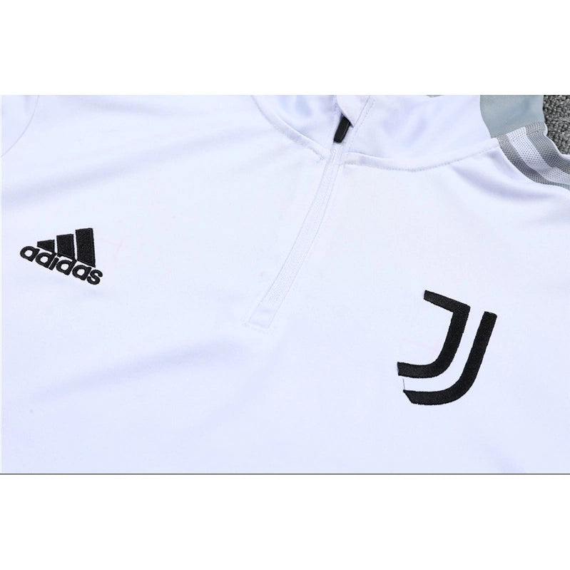 Conjunto TrackSuit De Treino De Futebol Juventus - WhiteBlack